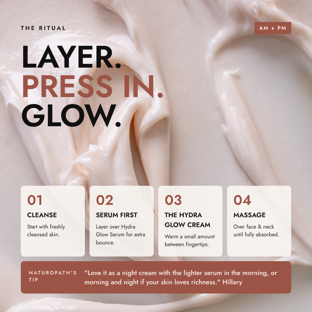 Hydra Glow Cream | Rich Organic Moisturiser 50ml