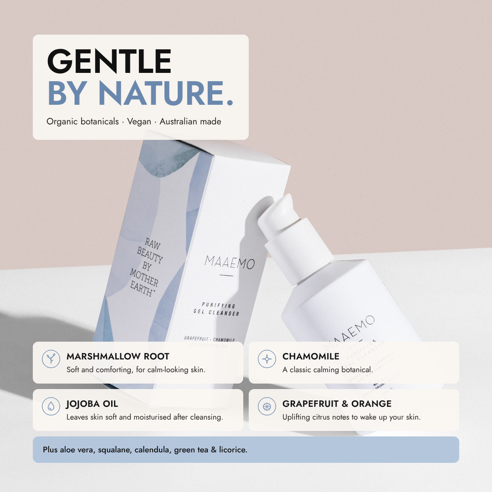 Purifying Gel Cleanser | Organic Facial Cleanser 200ml